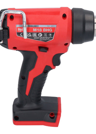 Milwaukee M18 BHG-502 Akku Heißluftgebläse 18 V 470 °C + 2x Akku 5,0 Ah + Ladegerät