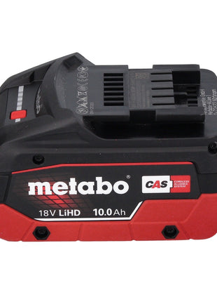 Metabo Set de batteries 18V : 2x Batteries 10,0Ah LIHD + Chargeur double ASC 145 DUO - Système CAS