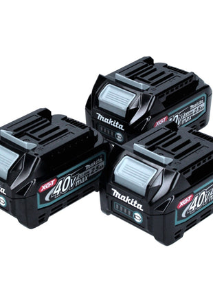 Makita BL 4025 Set de batteries 40 V 2,5 Ah XGT Li-Ion Indice de protection IP64 avec affichage LED (3x 191B36-3)