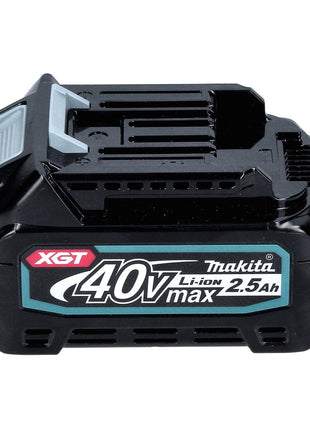 Juego de baterías Makita de 40 V con 4x BL 4025 2,5 Ah (4x 191B36-3) XGT Li-Ion clase de protección IP64 con pantalla LED