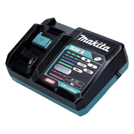 Kit di alimentazione Makita 40 V max. con 3 batterie BL 4025 2,5 Ah XGT ( 3 volte 191B36-3 ) + caricatore rapido DC 40 RA XGT LXT ( 191E07-8 )