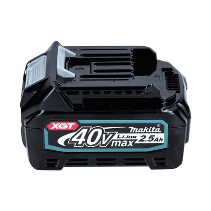 Kit alimentatore Makita 40 V max. con 4 batterie BL 4025 da 2,5 Ah (4x 191B36-3) + Caricabatterie rapido DC 40 RA ( 191E07-8 ) + Adattatore di ricarica ADP10 LXT su XGT 14,4 V 18 V ( 191C10-7 )