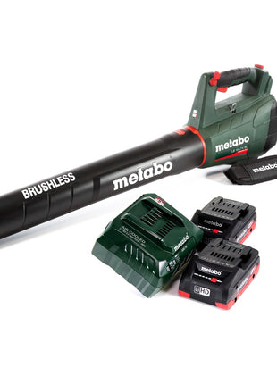 Metabo LB 18 LTX BL Akku Laubbläser 18 V Brushless + 2x Akku 4,0 Ah + Ladegerät