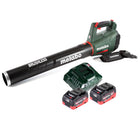 Metabo LB 18 LTX BL Akku Laubbläser 18 V Brushless + 2x Akku 5,5 Ah + Ladegerät