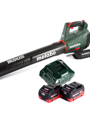 Metabo LB 18 LTX BL Akku Laubbläser 18 V Brushless + 2x Akku 8,0 Ah + Ladegerät