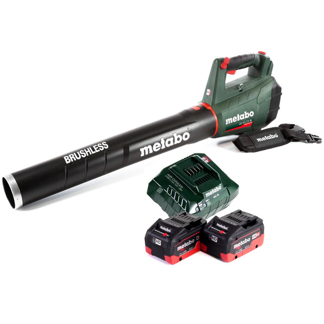 Metabo LB 18 LTX BL Soffiatore a batteria 18V Brushless + 2x Batterie 8,0 Ah + Caricabatterie