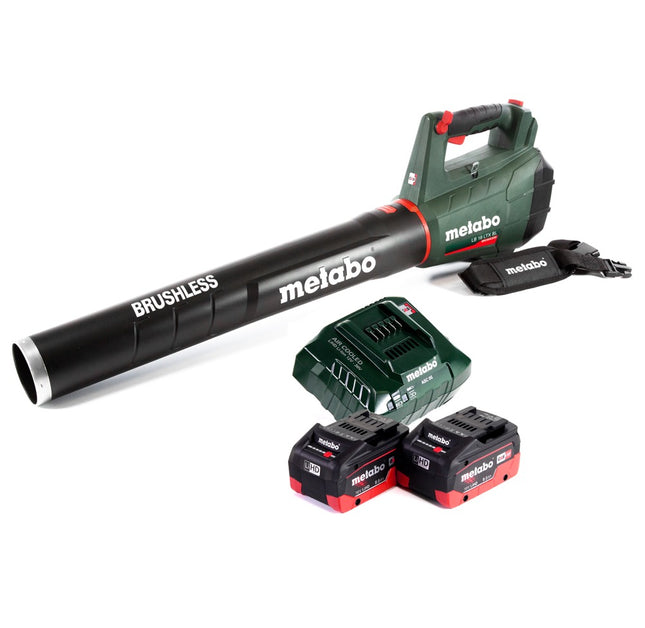 Metabo LB 18 LTX BL Soffiatore a batteria 18V Brushless + 2x Batterie 8,0 Ah + Caricabatterie