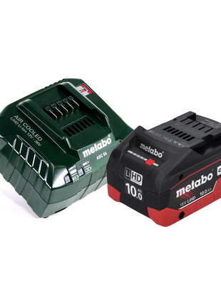 Metabo KHA 18 LTX Perforateur sans fil 18 V 2,2 J SDS Plus + 1x Batterie 10,0 Ah + Chargeur + Coffret metaBOX