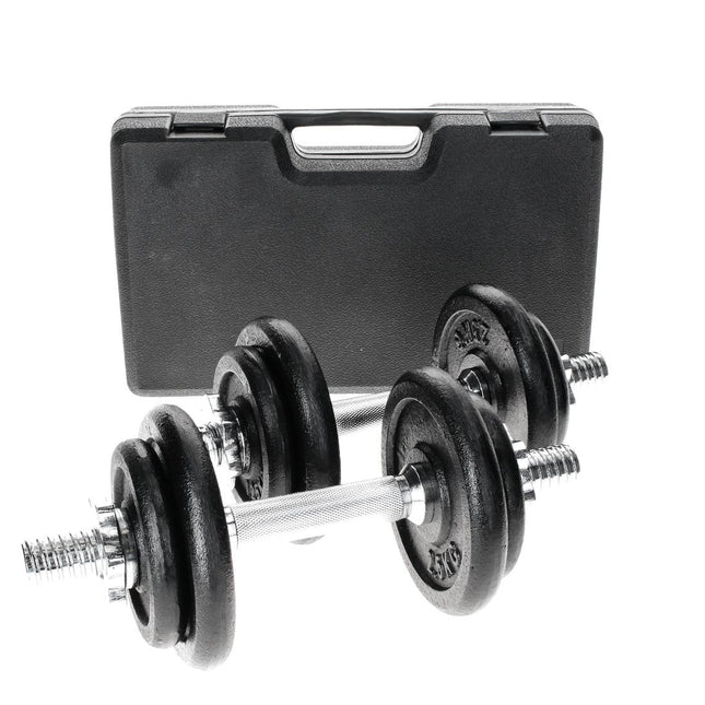 Surenkamas Svarmuo Set di manubri 2x 10 kg ( YLDS09 ) + 4x Pesi 2,5 kg + 4x Pesi 1,25 kg