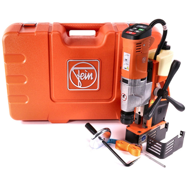 FEIN KBU 35 PQW Trapano universale con punta a corona e base magnetica fino a 35 mm ( 72707261000 ) + Set 5 accessori + Valigetta