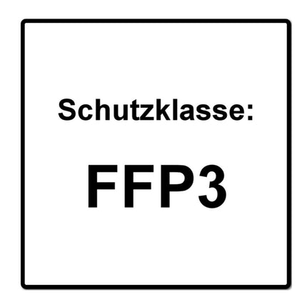 Dräger X-plore 1930 Atemschutzmaske ohne Ventil 5 Stück EN149:2001 FFP3 NR D Größe M/L