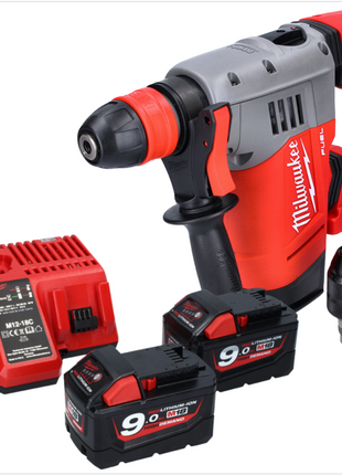 Milwaukee M18 CHPX-902C Perforateur sans fil 18 V 4.0 J SDS Plus brushless + 2x Batteries 9.0 Ah + Chargeur