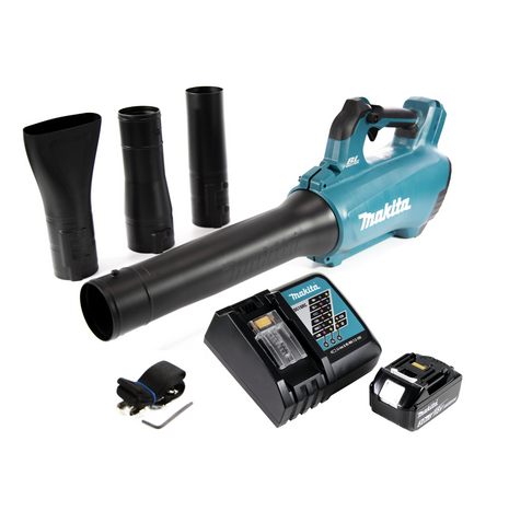 Makita DUB 184 RF1 Soffiatore a batteria 18 V Brushless + 1x Batteria 3,0 Ah + Caricabatterie