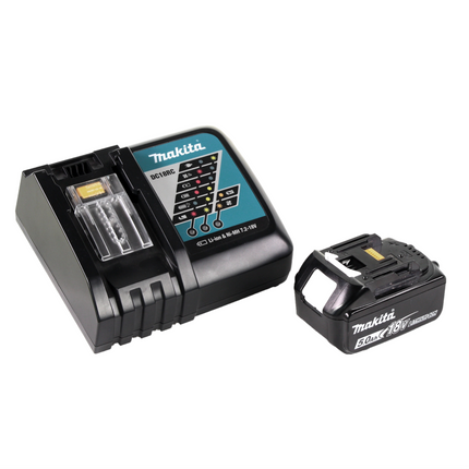 Soffiatore a batteria Makita DUB 184 RT1 18 V brushless + 1x batteria 5,0 Ah + caricabatterie