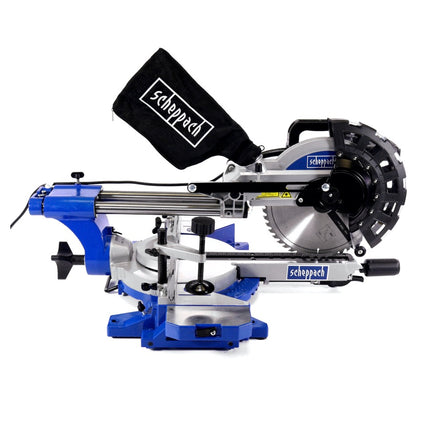 Scheppach HM254 Troncatrice radiale 2000 W 255 mm ( 5901216901 ) + 1x Lama da sega 60Z HW + 1x Lama da sega 48Z HW