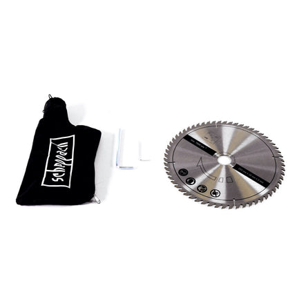 Scheppach HM254 Troncatrice radiale 2000 W 255 mm ( 5901216901 ) + 1x Lama da sega 60Z HW + 1x Lama da sega 48Z HW