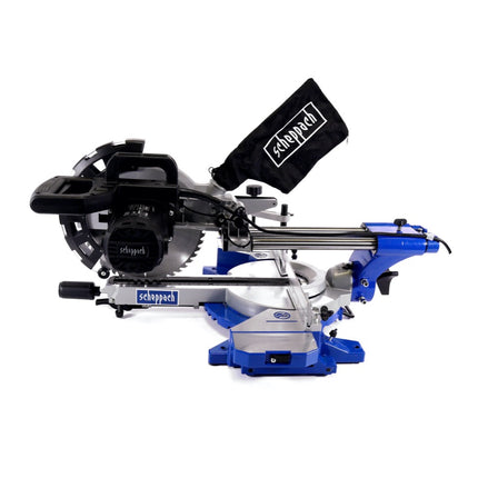 Scheppach HM254 Troncatrice radiale 2000 W 255 mm ( 5901216901 ) + 1x Lama da sega 60Z HW + 1x Lama da sega 48Z HW