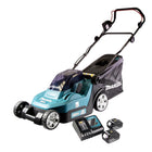 Rasaerba a batteria Makita DLM 432 RG2 36 V ( 2x 18 V ) 43 cm senza spazzola + 2x batteria 6,0 Ah + caricabatterie + caricabatterie