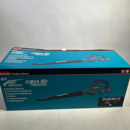 Makita DUB 361 Z 2x 18 V 36 V Akku Laubblaeser Geblaese Solo ohne Zubehoer ohne Akku ohne Ladegeraet Leicht Gebraucht 1 - toolbrothers