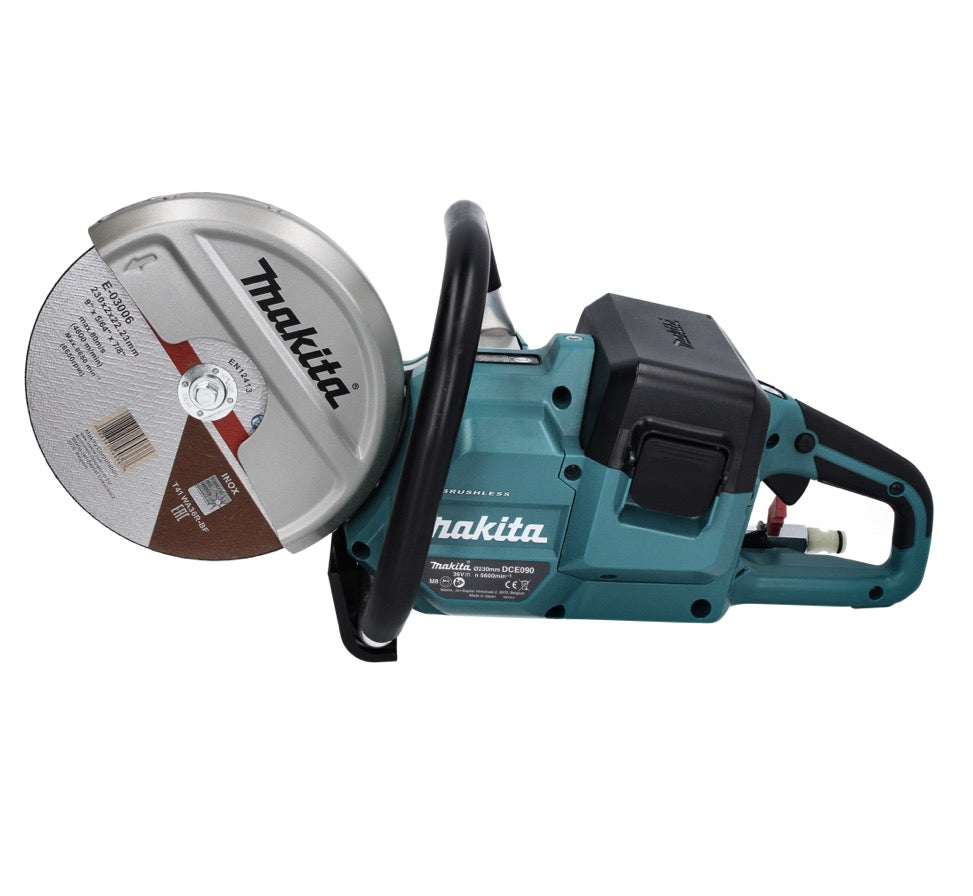 Makita DCE 090 ZX1 Troncatrice a batteria 36 V (2x 18 V) 230 mm Brushless Solo - senza batteria, senza caricabatterie
