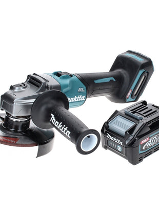 Makita GA 005 GM1 Akku Winkelschleifer 40 V max. 125 mm Brushless  XGT + 1x Akku 4,0 Ah - ohne Ladegerät