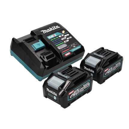 Makita GA 005 GM2 Smerigliatrice angolare a batteria 40 V max. 125 mm Brushless XGT + 2x batteria ricaricabile 4,0 Ah + caricabatterie