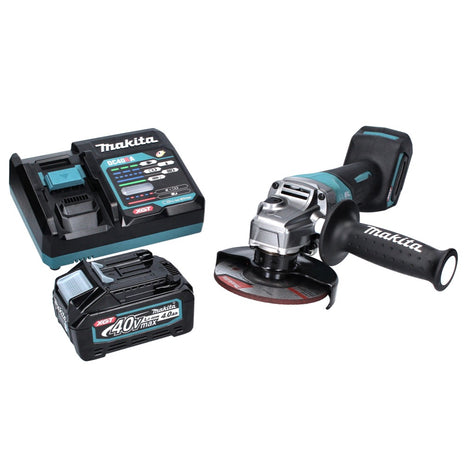 Makita GA 013 GM1 Akku Winkelschleifer 40 V max. 125 mm Brushless  XGT + 1x Akku 4,0 Ah + Ladegerät