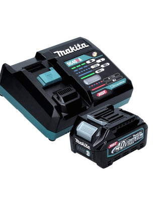 Amoladora angular a batería Makita GA 013 GD101 40 V máx. 125 mm sin escobillas XGT + 1x batería 2,5 Ah + cargador + Makpac