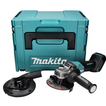 Makita GA 013 GZ01 Akku Winkelschleifer 40 V max. 125 mm Brushless  XGT + Absaughaube + Makpac - ohne Akku, ohne Ladegerät