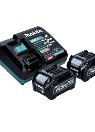 Makita GA 008 GD2 Meuleuse d'angle sans fil 40 V maxi 125 mm brushless XGT + 2x Batteries 2,5 Ah + Chargeur