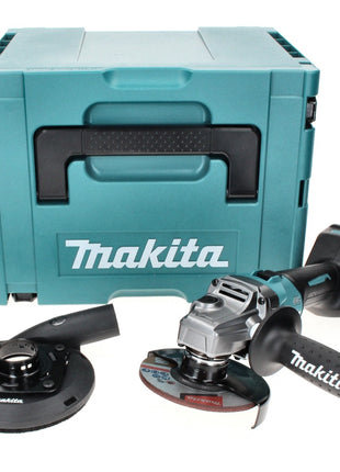 Makita GA 008 GZ01 Akku Winkelschleifer 40 V max. 125 mm Brushless  XGT + Absaughaube + Makpac