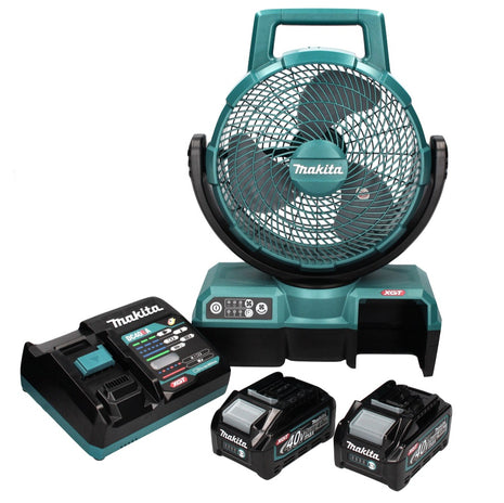 Makita CF001GM2 Ventilateur 235 mm 40V max. + 2x Batteries 4 Ah + Chargeur