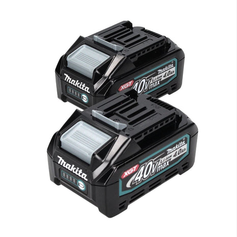 Makita 2x BL 4040 Kit de batteries 40 V max.4,0 Ah XGT Li-Ion Classe de protection IP64 + Affichage LED (2x 191B26-6)