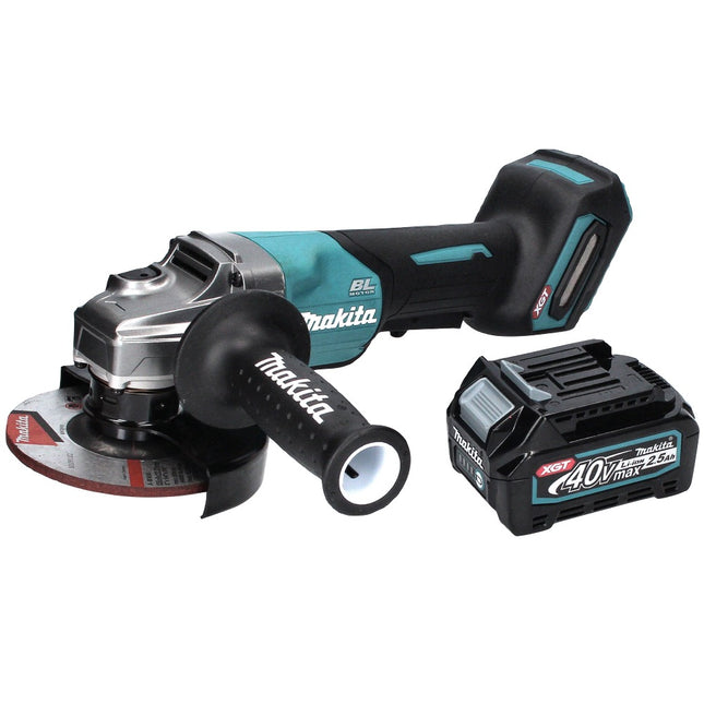 Makita GA 016 GD1 Smerigliatrice angolare a batteria 40 V max. 125 mm Brushless  XGT + 1x batteria 2,5 Ah - senza caricabatteria