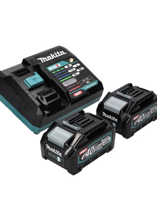 Makita GA 016 GM2 Meuleuse d'angle sur batterie 40 V max 125 mm Brushless XGT + 2x Batteries 4.0 Ah + Chargeur