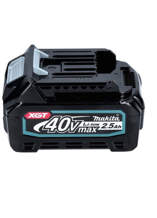 Makita GA 016 GD101 Meuleuse d'angle sans fil 40 V maxi 125 mm brushless XGT + 1x Batterie 2,5 Ah + Makpac - sans chargeur