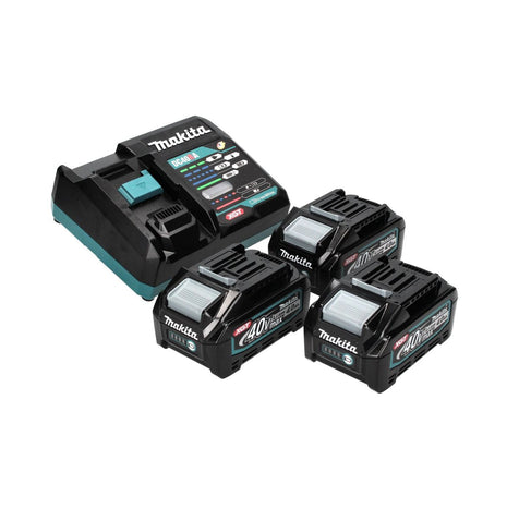 Zestaw Makita Power Source Kit 40 V max. z 3x akumulatorem BL 4040 4,0 Ah XGT ( 3x 191B26-6 ) + szybka ładowarka DC 40 RA XGT LXT ( 191E07-8 )