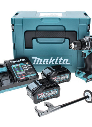 Makita DF 001 GM201 Akku Bohrschrauber 40 V max. 140 Nm XGT Brushless + 2x Akku 4,0 Ah + Ladegerät + Makpac