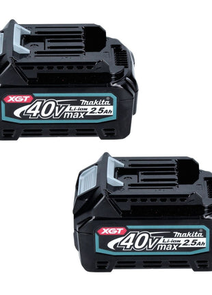 Makita JR 001 GD2 Akku Reciprosäge 40 V max. Brushless Säbelsäge XGT + 2x Akku 2,5 Ah + Ladegerät - ohne Koffer