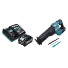 Makita JR 001 GM1 Seghetto diritto a batteria 40 V max. Brushless XGT + 1x Batteria 4,0 Ah + Caricabatterie - senza valigetta