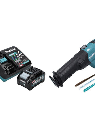 Makita JR 001 GM1 Akku Reciprosäge 40 V max. Brushless Säbelsäge XGT + 1x Akku 4,0 Ah + Ladegerät - ohne Koffer