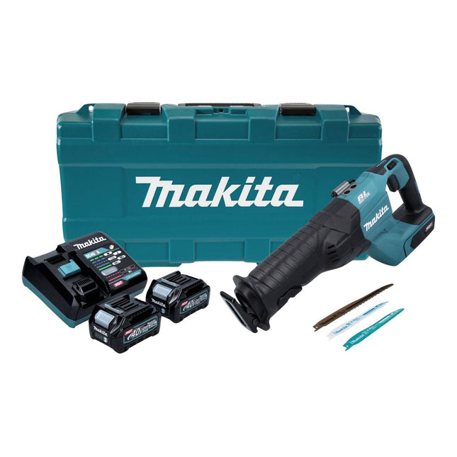 Makita JR 001 GD201 Sega circolare a batteria 40 V max. senza spazzole XGT + 2x batteria 2,5 Ah + caricabatterie + custodia