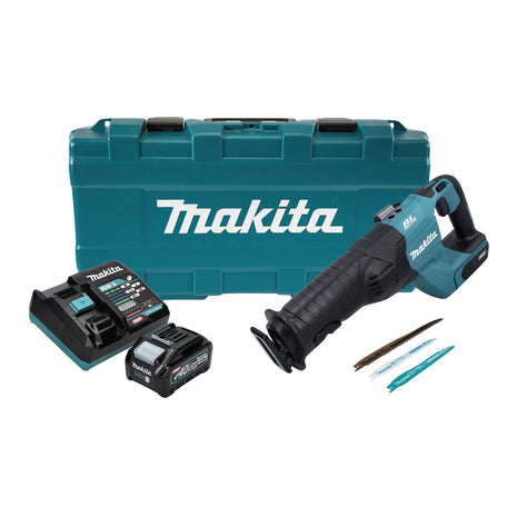 Sierra alternativa a batería Makita JR 001 GM101 40 V máx. Sierra sable sin escobillas XGT + 1x batería 4,0 Ah + cargador + estuche