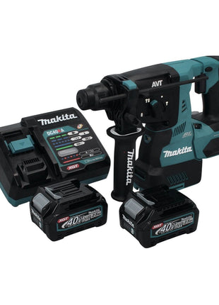 Makita HR 003 GD2 Akku Kombihammer 40 V max. 2,8 J SDS plus Brushless + 2x Akku 2,5 Ah + Ladegerät