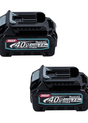 Makita HR 003 GD2 marteau combiné à batterie 40 V max. 2,8 J SDS plus brushless + 2x batterie 2,5 Ah + chargeur