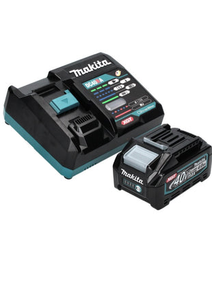 Martillo combinado a batería Makita HR 004 GM 101 40 V máx. 2,8 J SDS plus XGT Brushless + aspiración de polvo DX 14 + 1x batería 4,0 Ah + cargador + Makpac