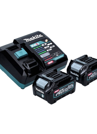 Makita TD001GD201 Visseuse à percusion sans fil 220Nm 40V 1/4" XGT Brushless + 2x Batteries 2,5Ah + Chargeur + Coffret Makpac