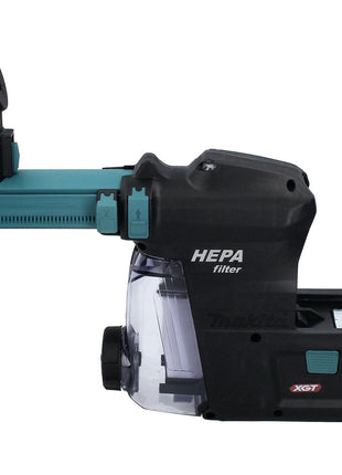 Makita HR 003 GM101 marteau combiné à batterie 40 V max. 2,8 J SDS plus brushless + 1x batterie 4,0 Ah + chargeur + aspiration DX12 + Makpac