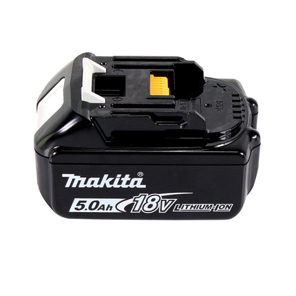 Makita DPB 183 T1 Sega a nastro a batteria 18V 66mm + 1x Batteria 5,0 Ah - senza caricabatterie