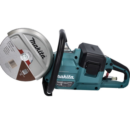 Makita DCE 090 RT2X1 Akku Trennschleifer 36 V ( 2x 18 V ) 230 mm Brushless + 2x Akku 5,0 Ah + Ladegerät